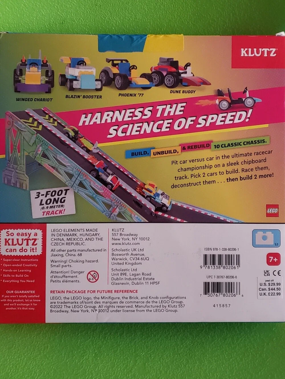🆕️ KLUTZ LEGO Race Cars and LEGO Accessories
